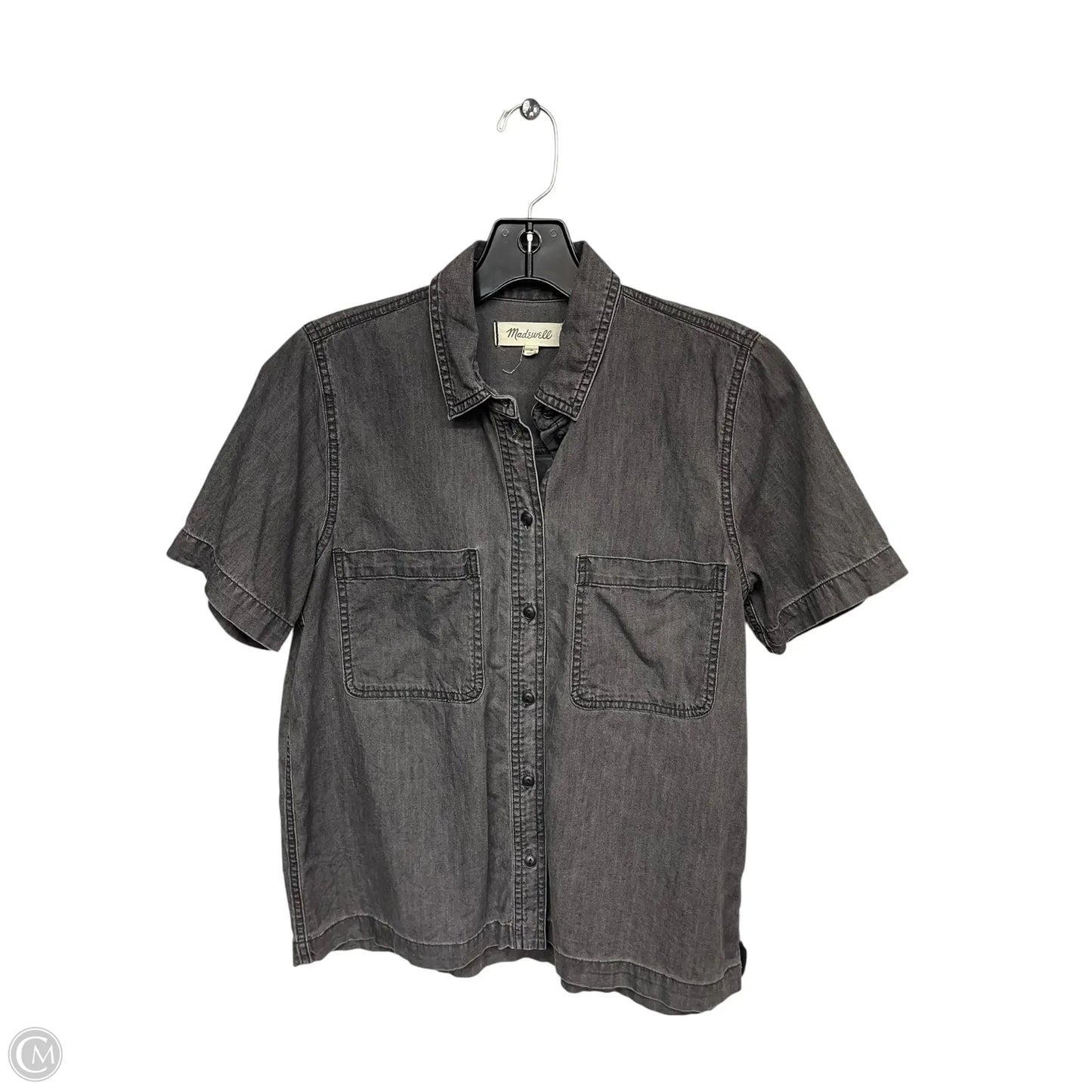 Top Short Sleeve By Madewell In Black, Size: S