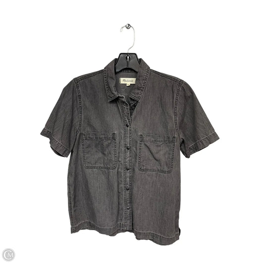 Top Short Sleeve By Madewell In Black, Size: S