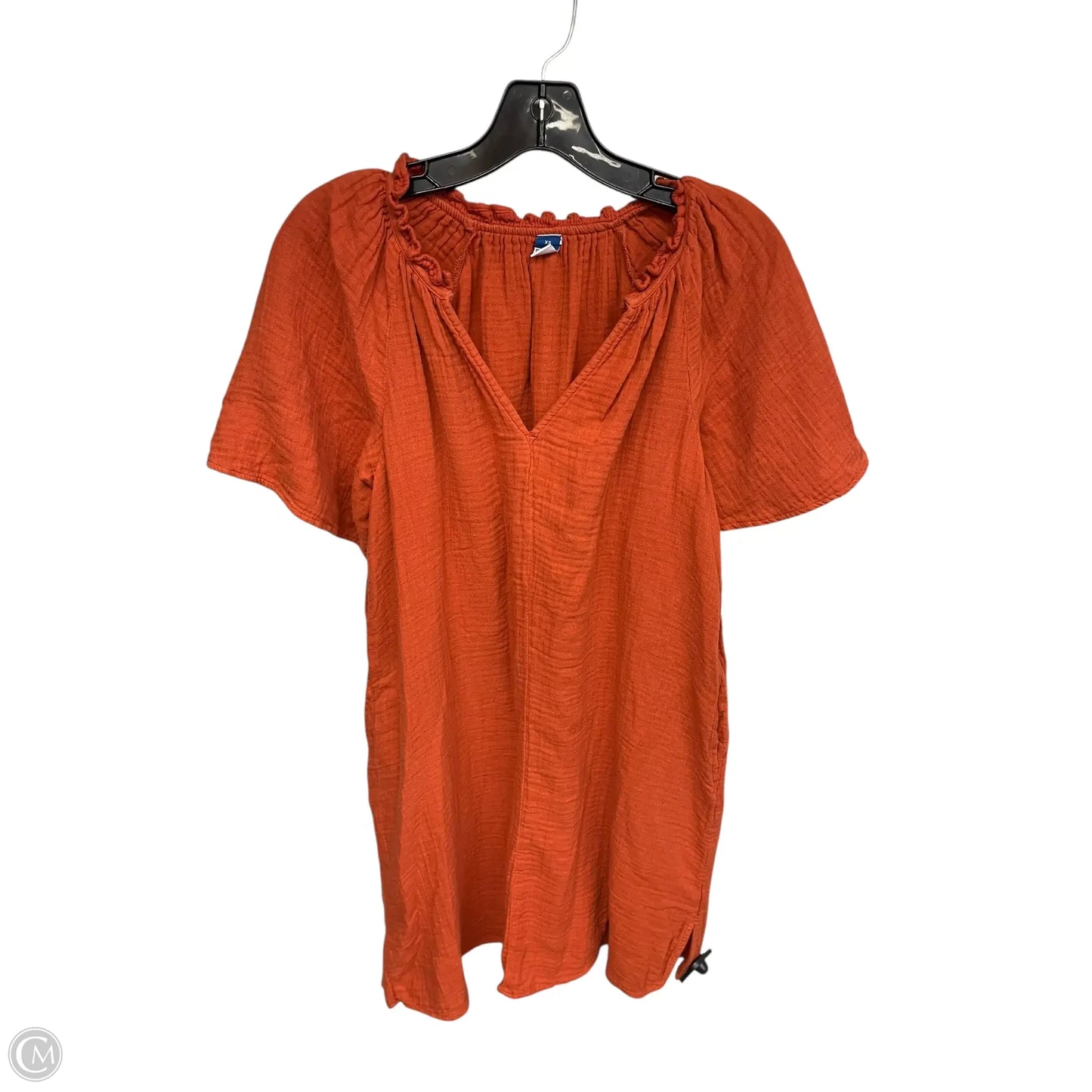 Dress Casual Short By Old Navy In Orange, Size: Xs