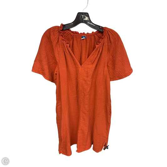 Dress Casual Short By Old Navy In Orange, Size: Xs