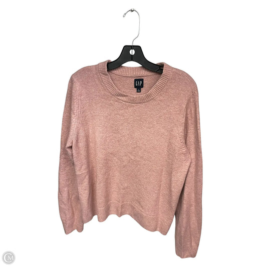 Sweater By Gap In Pink, Size: L