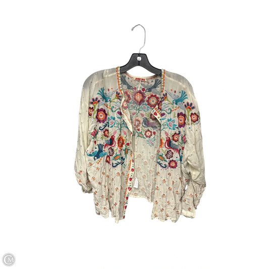 Top Long Sleeve By Johnny Was In Tan, Size: Xs