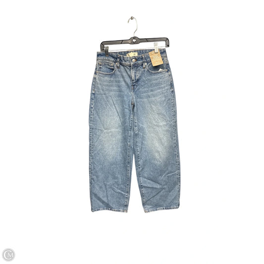 Jeans Wide Leg By Madewell In Blue Denim, Size: 26