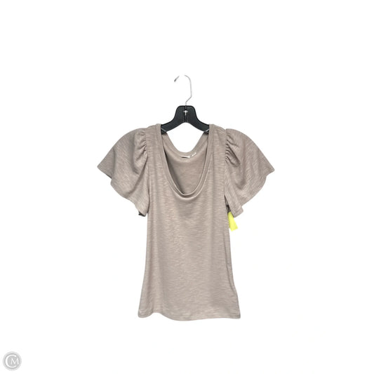 Top Short Sleeve By Gap In Tan, Size: Xs