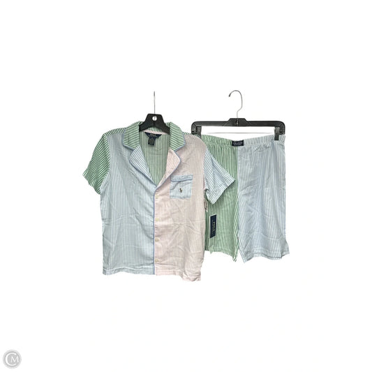 Pajamas 2pc By Polo Ralph Lauren In Striped Pattern, Size: 16
