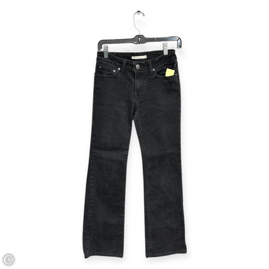 Jeans Boot Cut By Levis In Black, Size: 0