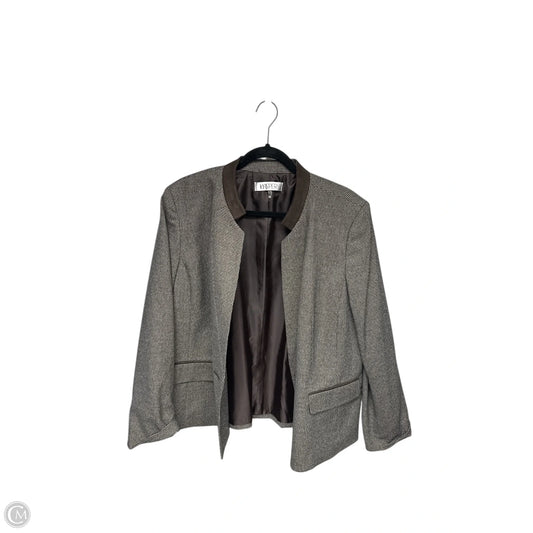 Blazer By Kasper In Brown, Size: 16