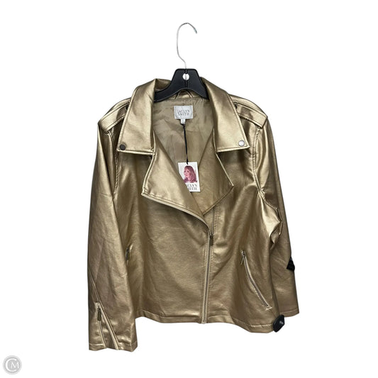 Jacket Other By Jaclyn Smith In Gold, Size: 1x