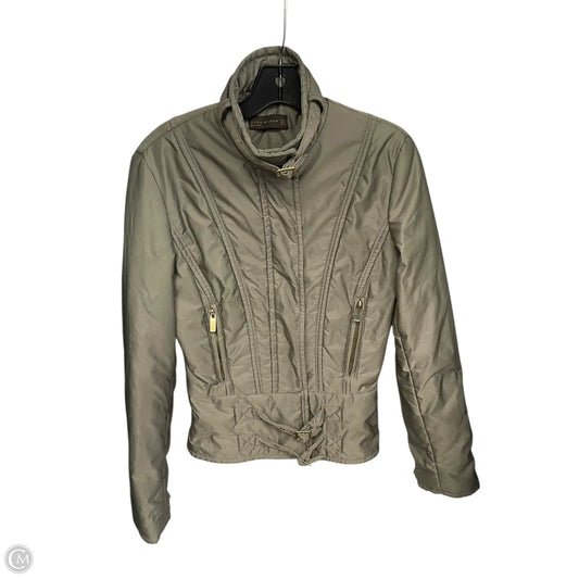 Jacket Moto By Zara In Green, Size: S