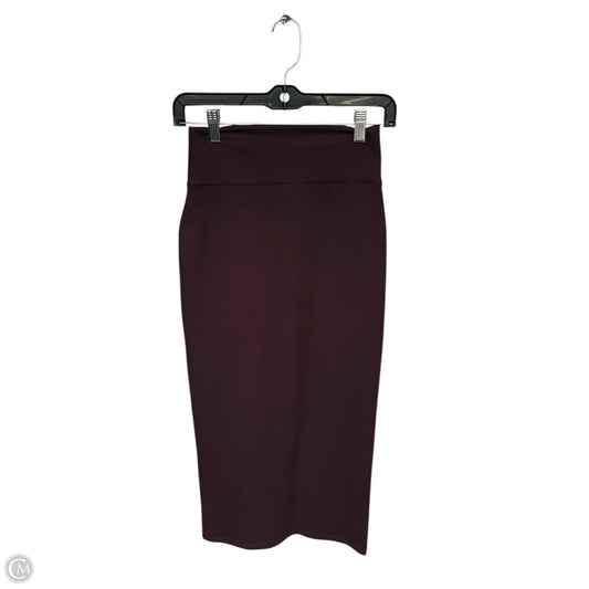 Skirt Maxi By Fabletics In Purple, Size: Xs