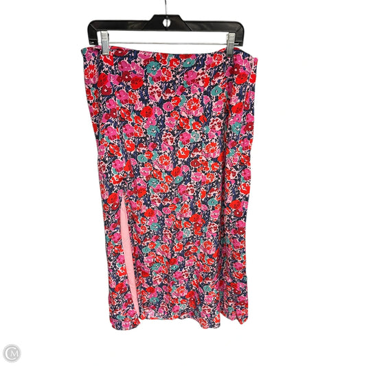 Skirt Maxi By Maeve In Floral Print, Size: 14