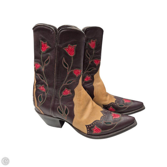 Boots Western By Clothes Mentor In Brown, Size: 6