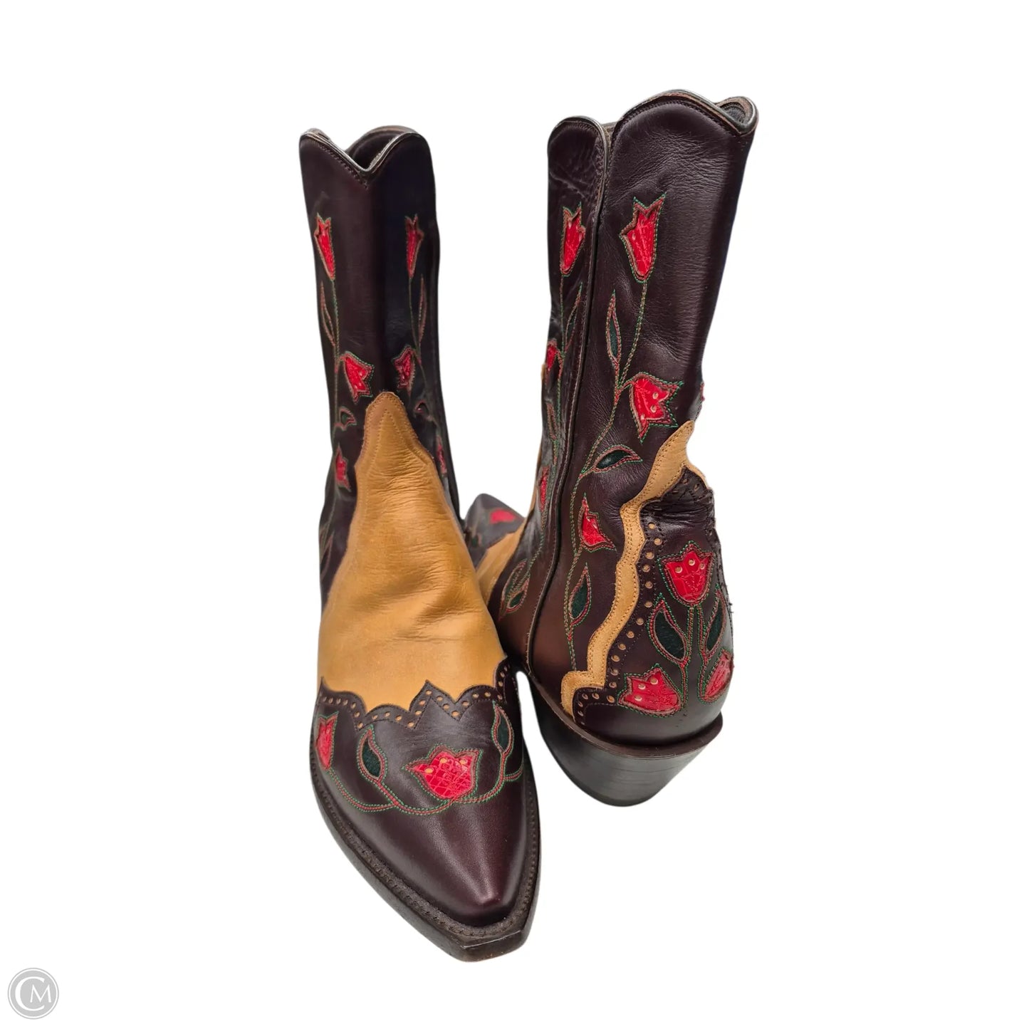 Boots Western By Clothes Mentor In Brown, Size: 6