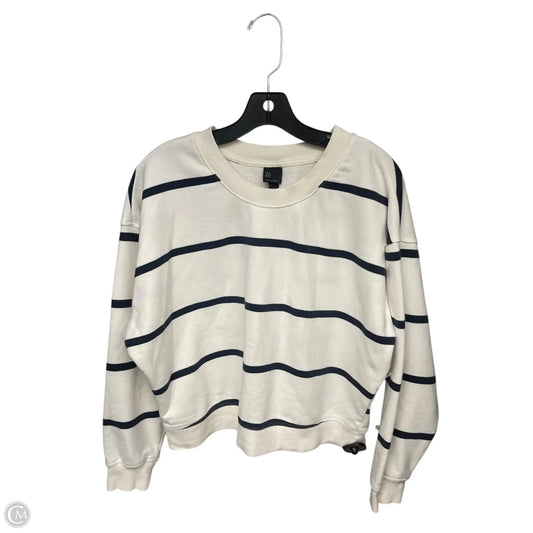 Athletic Sweatshirt Collar By All In Motion In White, Size: M