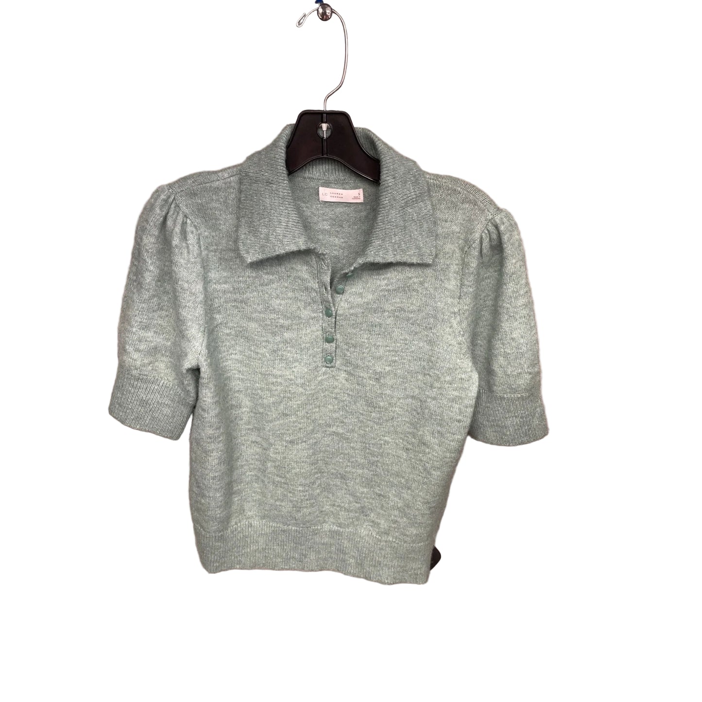 Top Short Sleeve By Lc Lauren Conrad In Green, Size: S