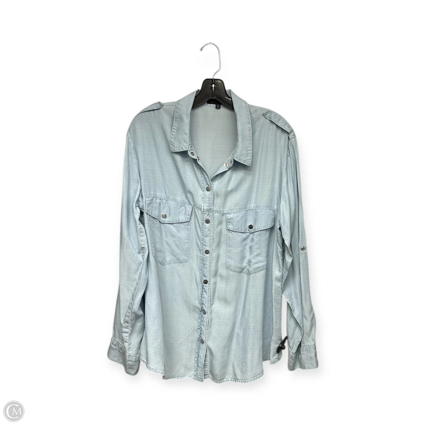 Top Long Sleeve By Sanctuary In Blue, Size: Xl