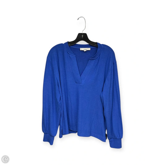 Sweater By Loft In Blue, Size: L