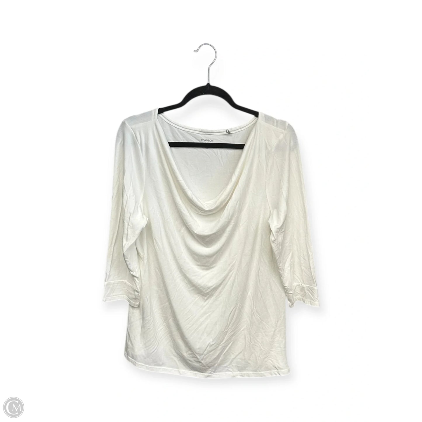 Top 3/4 Sleeve By Toad & Co In White, Size: Xl