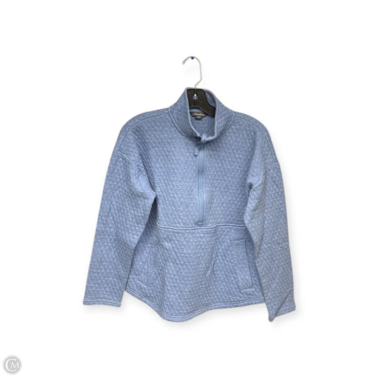 Athletic Sweatshirt Collar By Eddie Bauer In Blue, Size: M