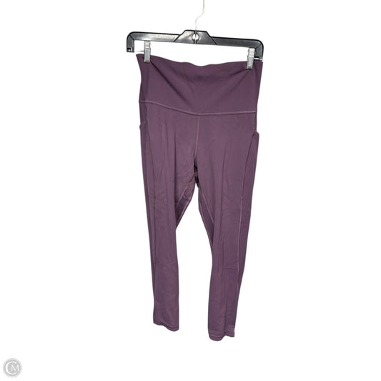 Athletic Leggings By Lululemon In Purple, Size: 10