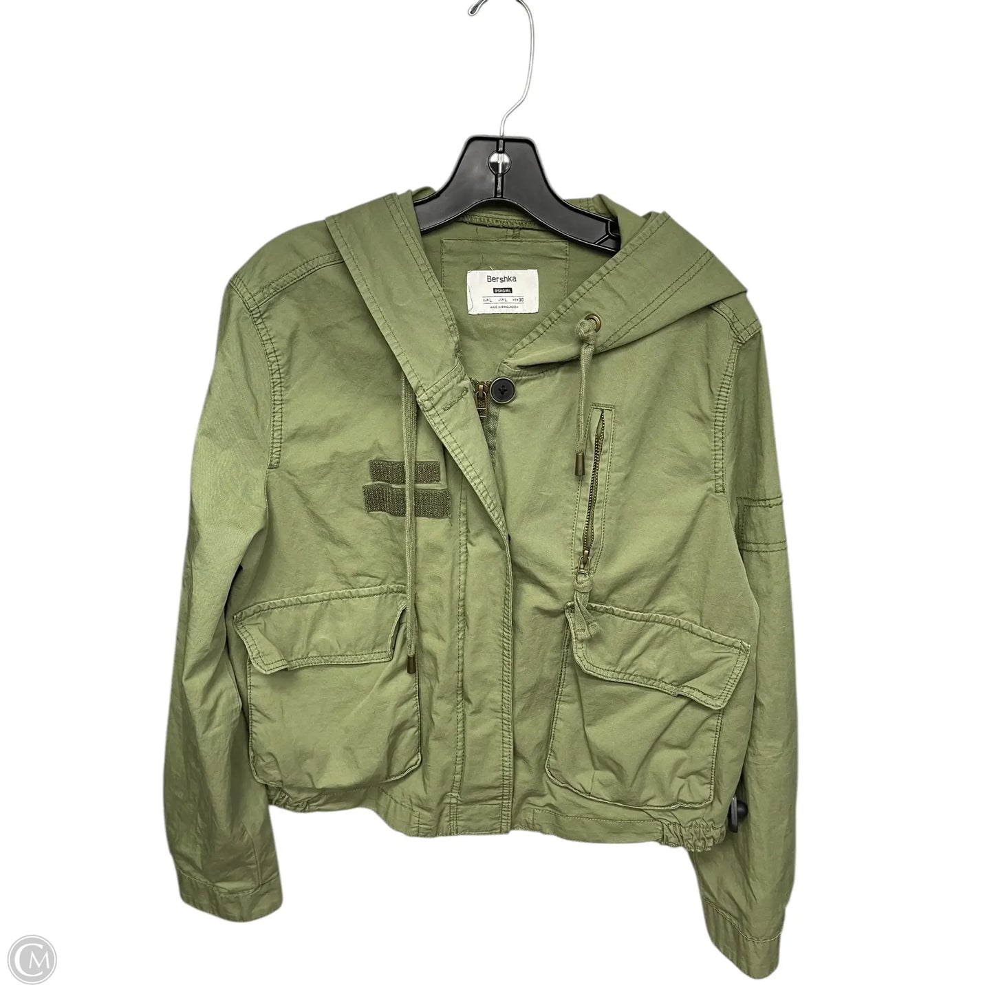 Jacket Other By Bershka In Green, Size: L