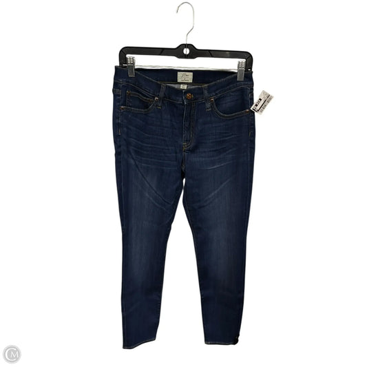 Jeans Skinny By J. Crew In Blue Denim, Size: 8