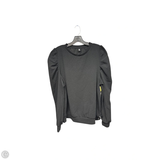 Top Long Sleeve By Shein In Black, Size: 2x