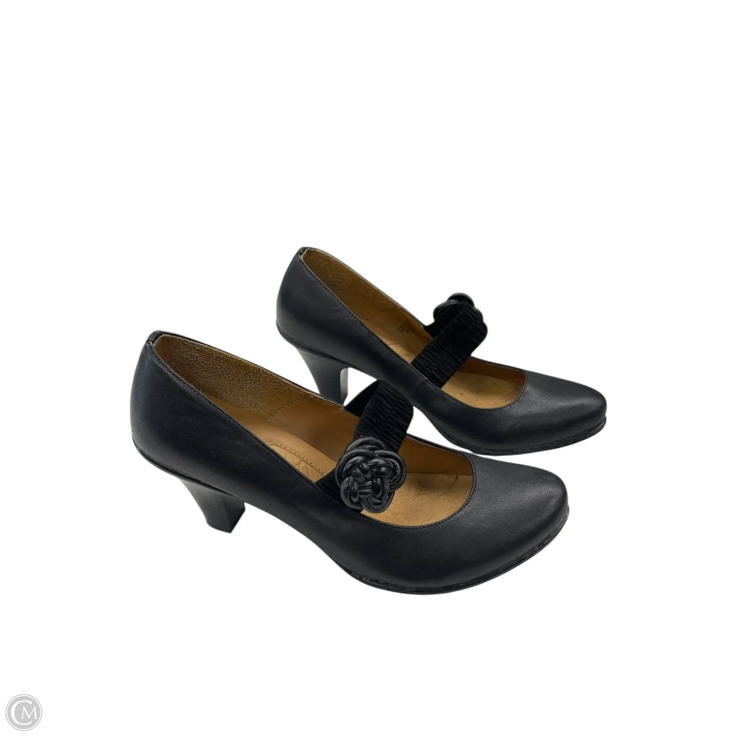 Shoes Heels Block By Sofft In Black, Size: 9