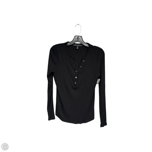 Top Long Sleeve By White House Black Market In Black, Size: Xs