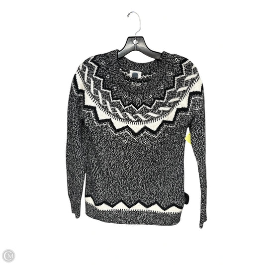 Sweater By Old Navy In Black & White, Size: Sp