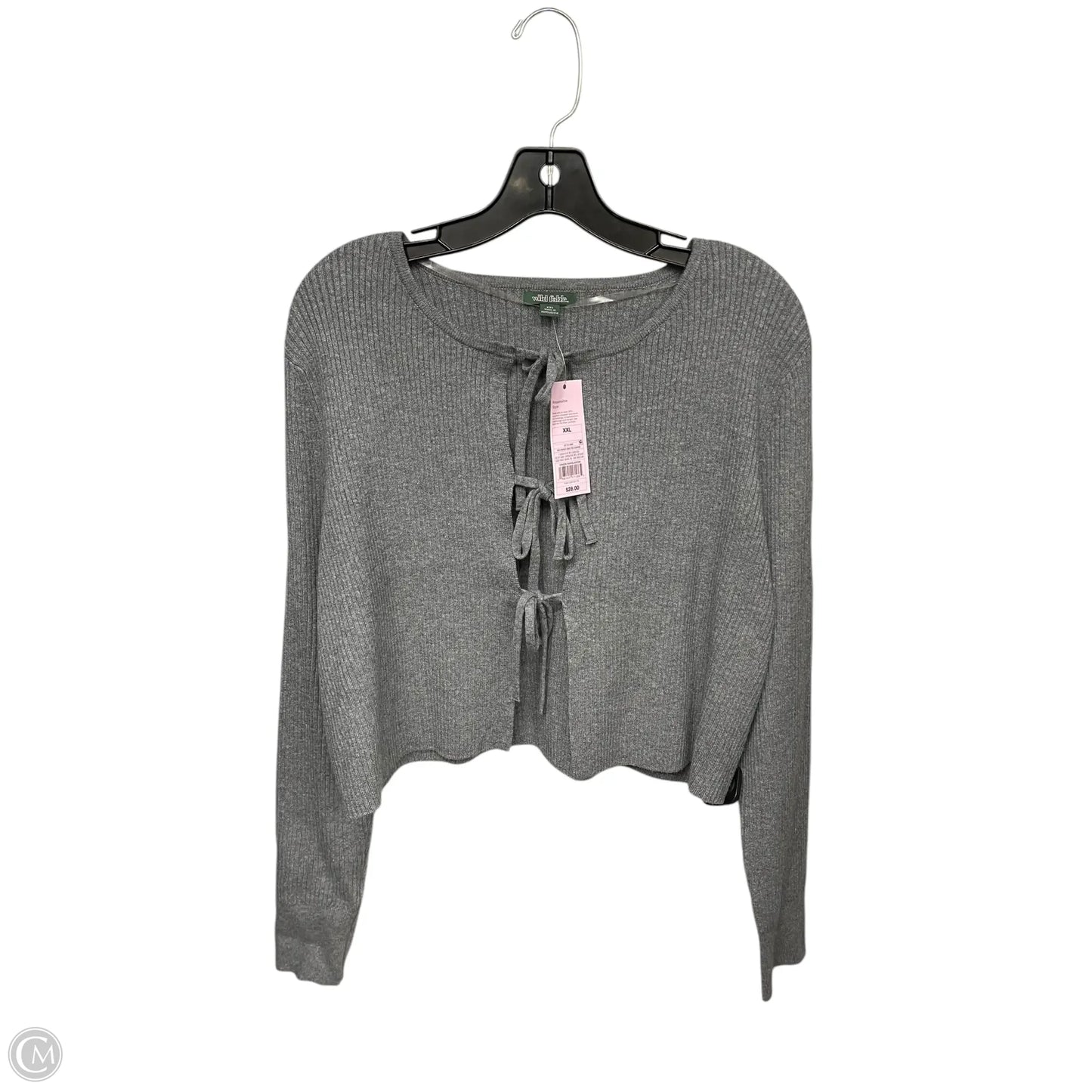 Cardigan By Wild Fable In Grey, Size: 2x