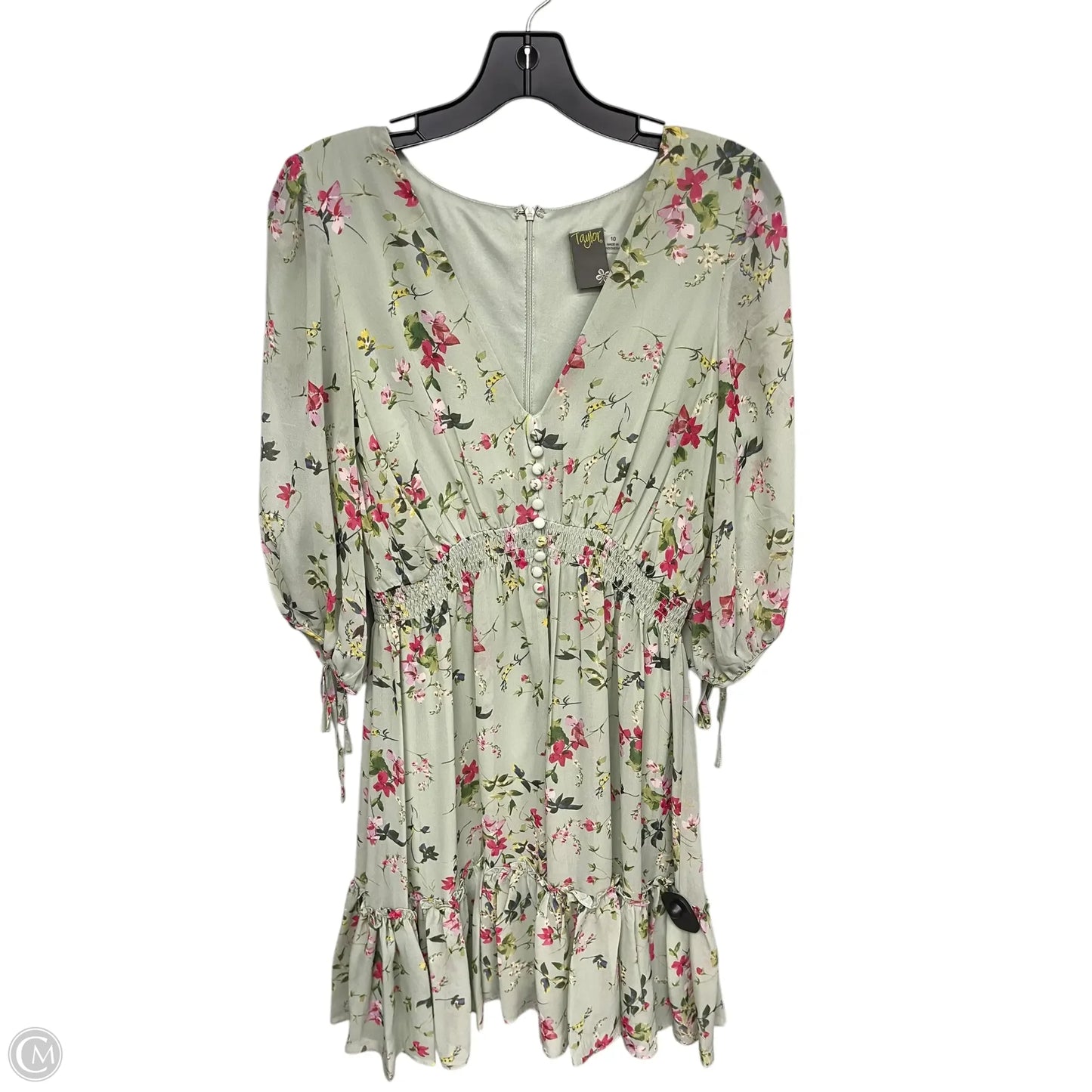 Dress Casual Maxi By Taylor In Green, Size: 10