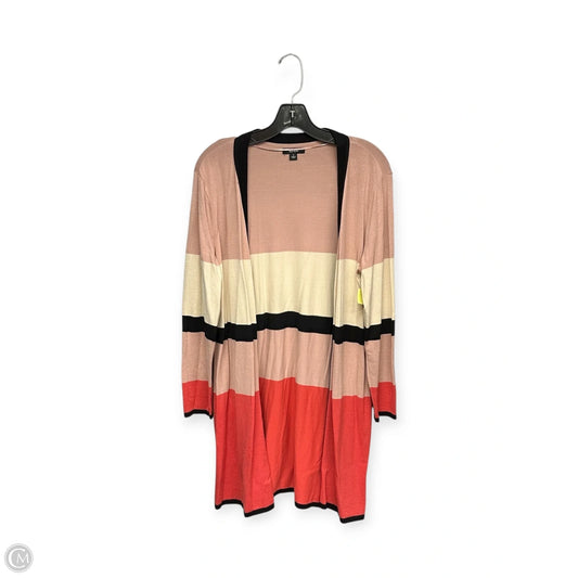 Cardigan By Alfani In Pink & White, Size: S