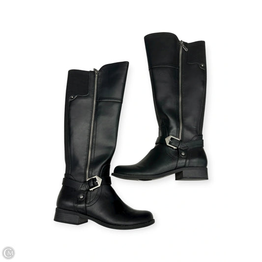 Boots Knee Heels By Guess In Black, Size: 7.5