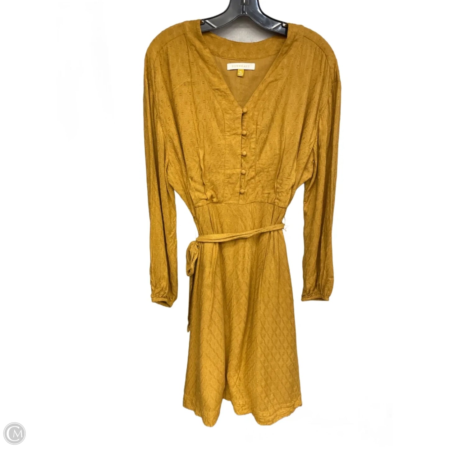 Dress Casual Maxi By Downeast In Yellow, Size: Xl
