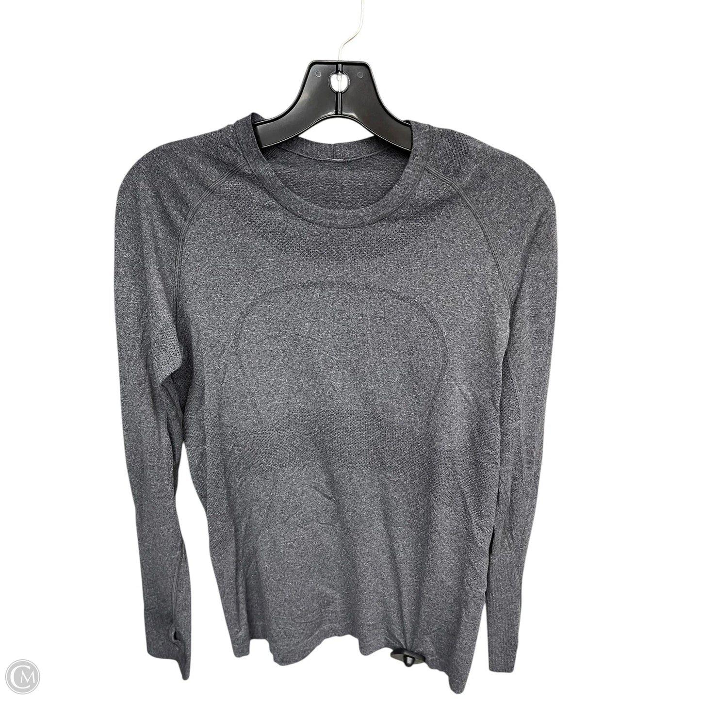 Athletic Top Long Sleeve Crewneck By Lululemon In Grey, Size: 10