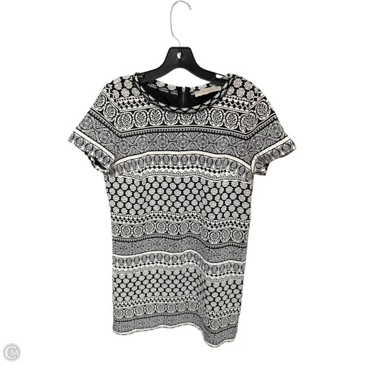 Dress Casual Midi By Loft In Black & White, Size: M