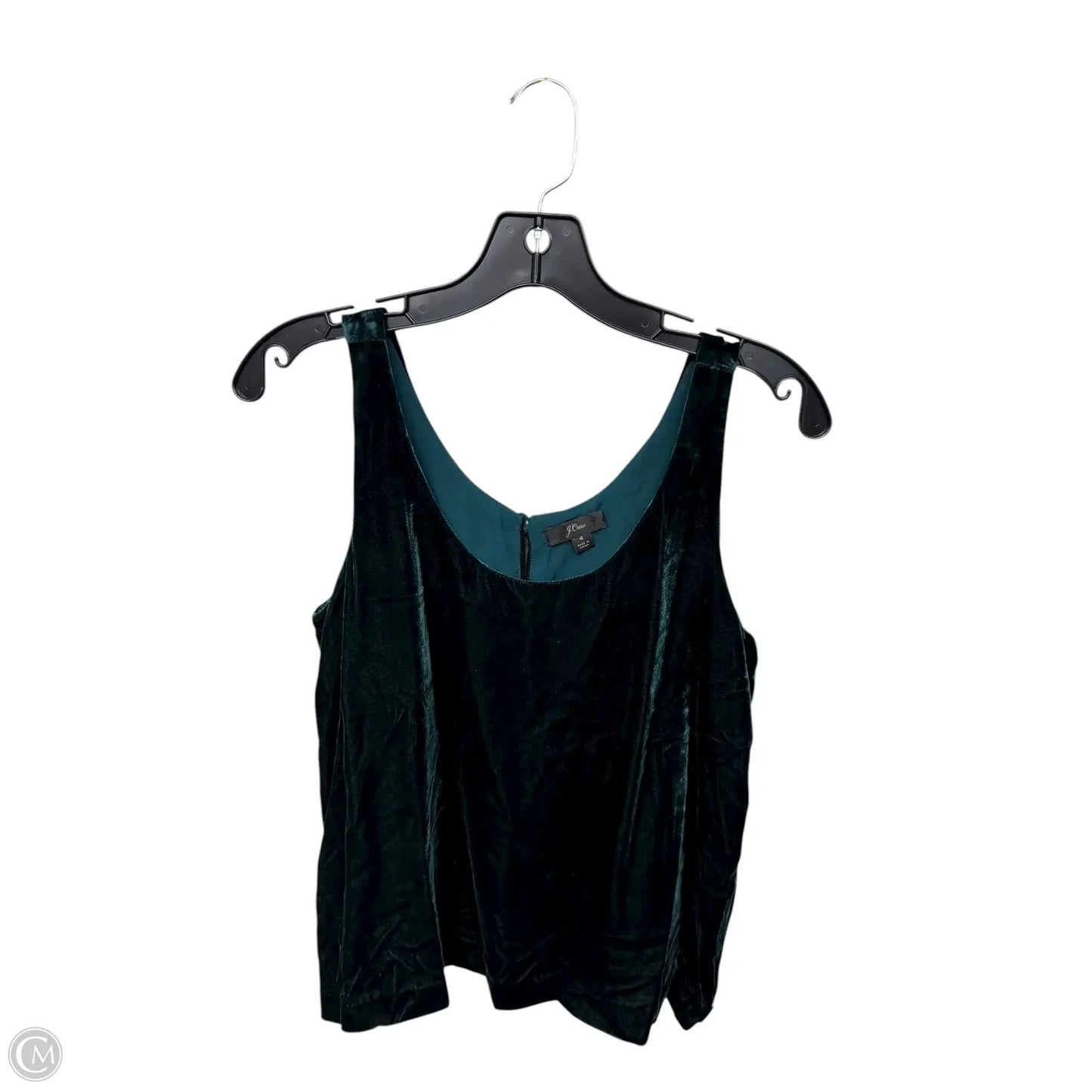 Top Sleeveless By J. Crew In Green, Size: 4