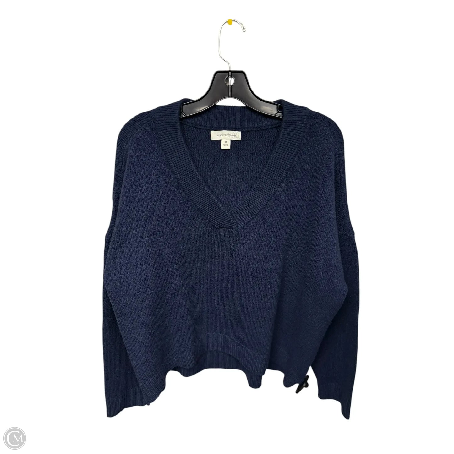 Sweater By Treasure And Bond In Navy, Size: M