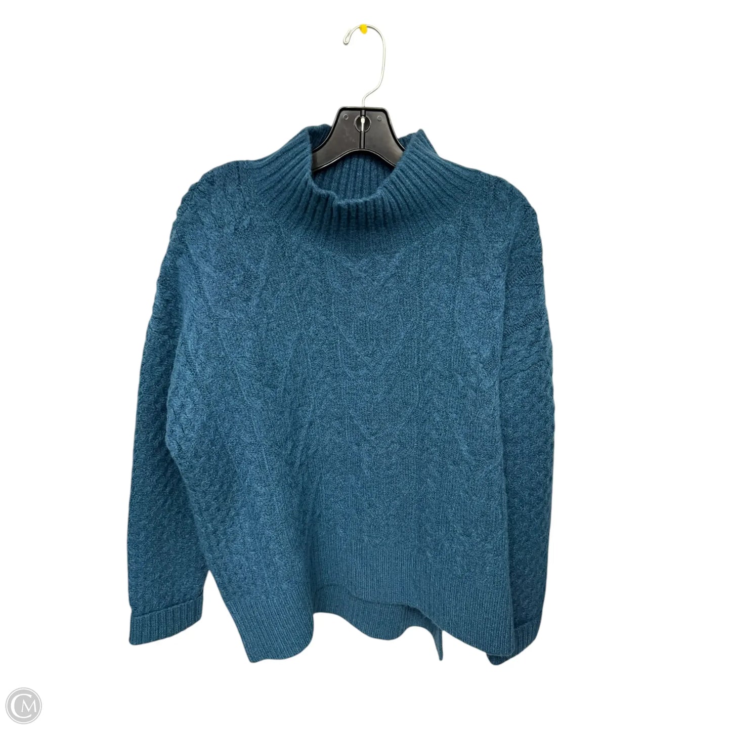 Sweater By Nordstrom In Teal, Size: L