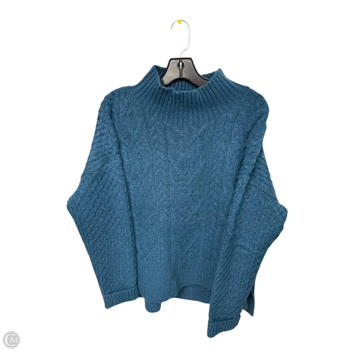 Sweater By Nordstrom In Teal, Size: L