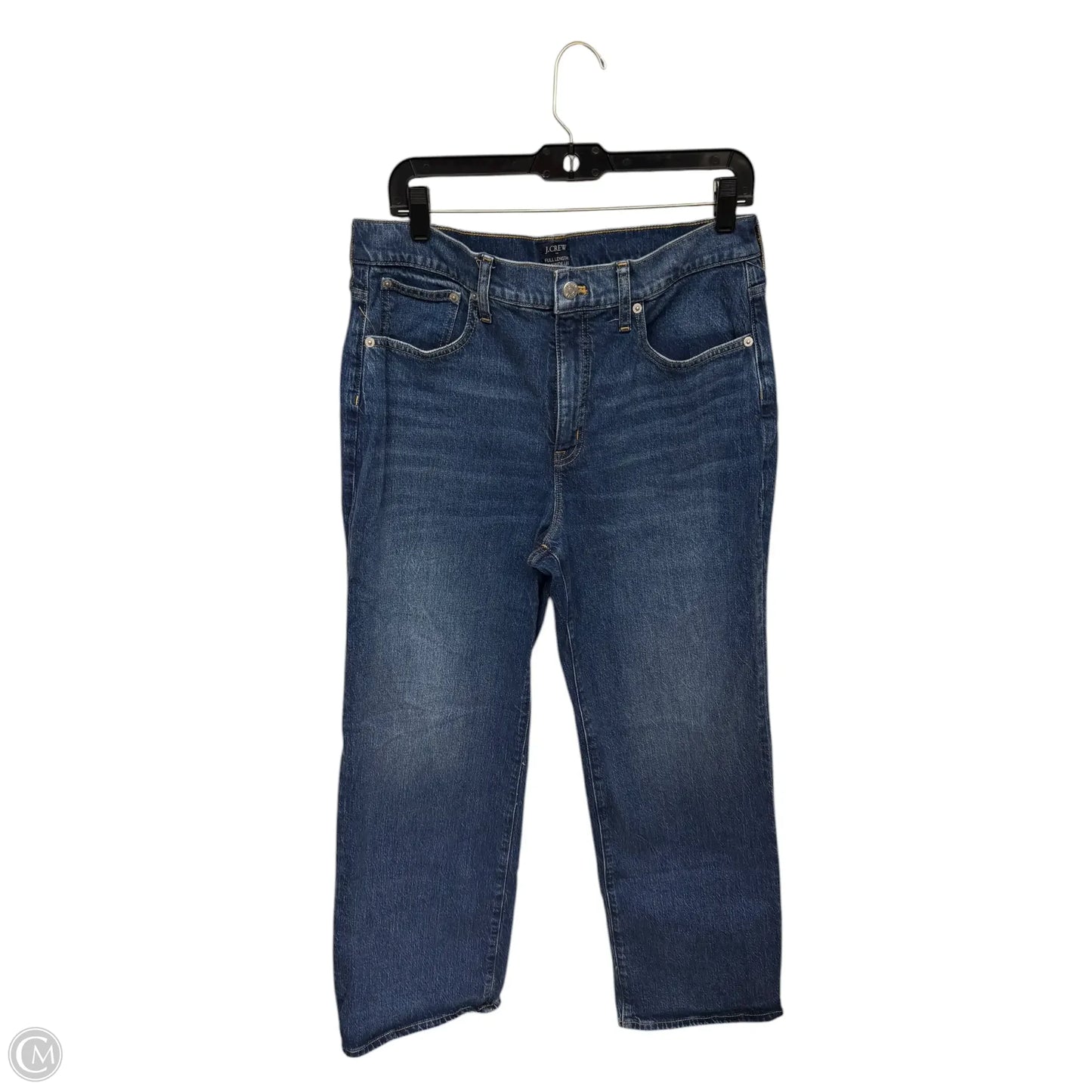 Jeans Wide Leg By J. Crew In Blue Denim, Size: 30