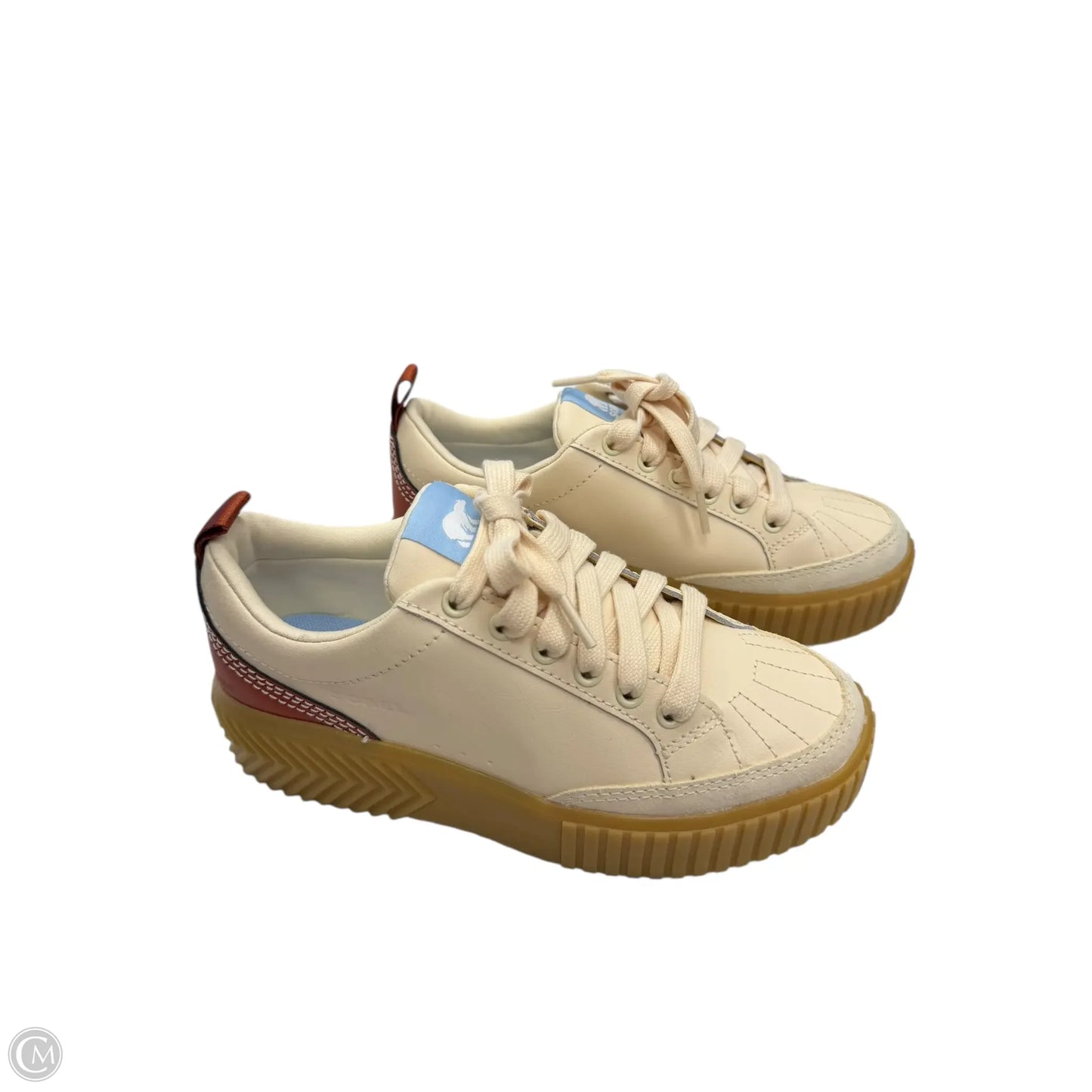 Shoes Sneakers By Sorel In Cream & Orange, Size: 7.5