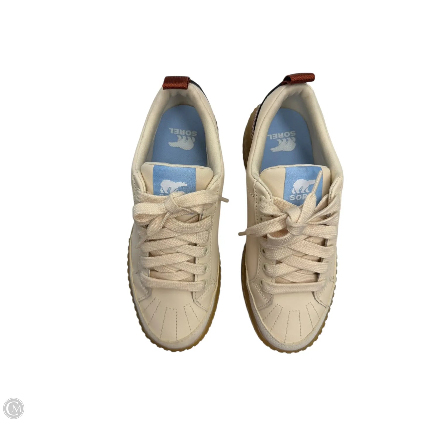 Shoes Sneakers By Sorel In Cream & Orange, Size: 7.5