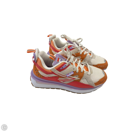 Shoes Sneakers By Fila In Pink & Purple, Size: 8.5