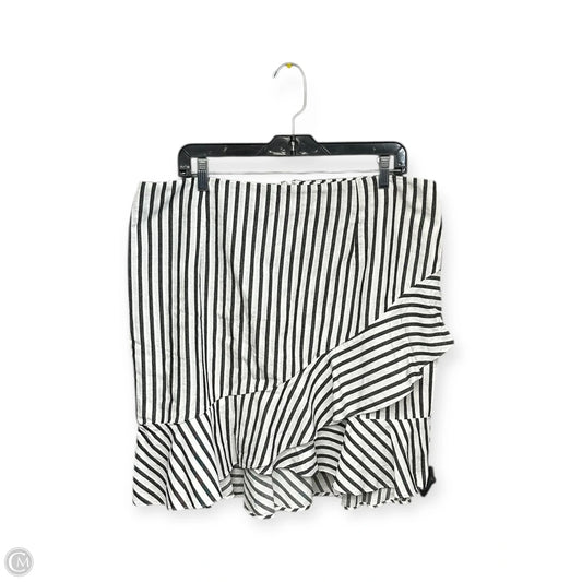 Skirt Midi By A New Day In Striped Pattern, Size: 18