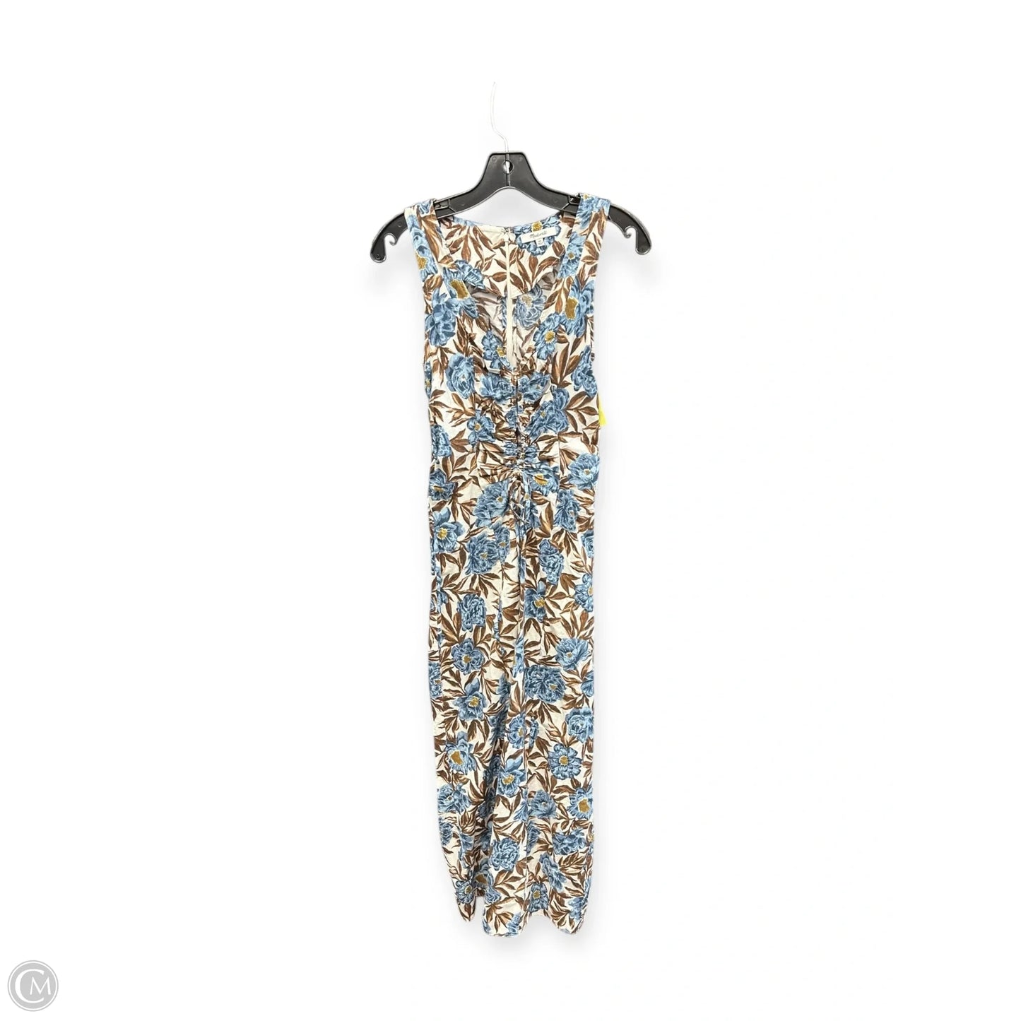 Dress Casual Maxi By Madewell In Blue & Brown, Size: Xs