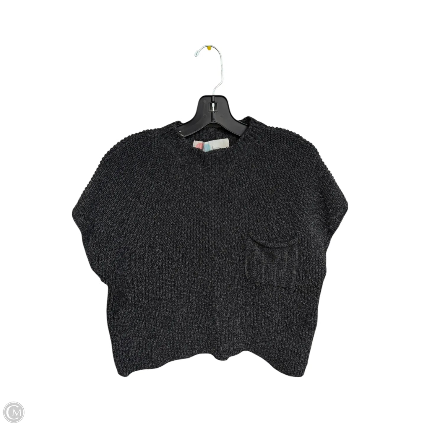 Top Short Sleeve By Free People In Black, Size: L