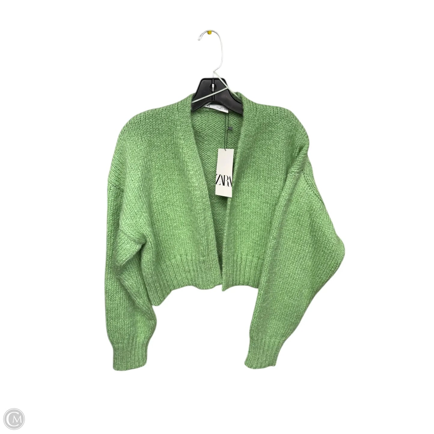 Cardigan By Zara In Green, Size: S
