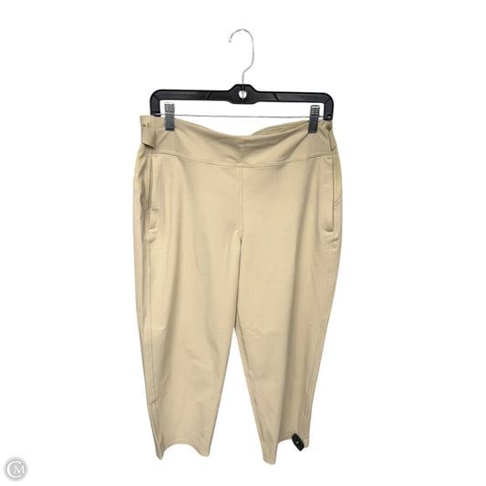 Athletic Pants By Lululemon In Cream, Size: 10